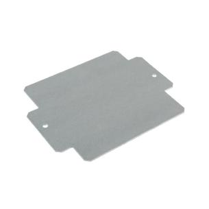 silver galvanized galvanized steel sheet mm 2 x 145 x 183 plate mounting enclosure empty aluminium k klippon housing plate mounting