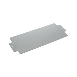 silver galvanized galvanized steel sheet mm 2 x 144 x 334 plate mounting enclosure empty aluminium k klippon housing plate mounting