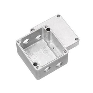 alsi12 aluminium untreated mm 57 depth mm 80 height mm 75 width housing metal