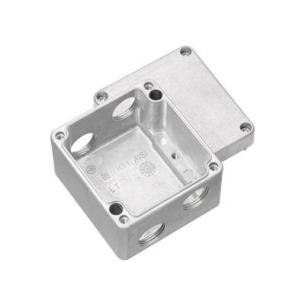 alsi12 aluminium untreated mm 57 depth mm 80 height mm 75 width housing metal