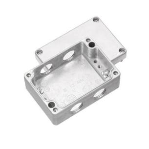 alsi12 aluminium untreated mm 45 depth mm 70 height mm 100 width housing metal