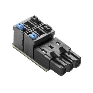 in push connector terminal with module interface