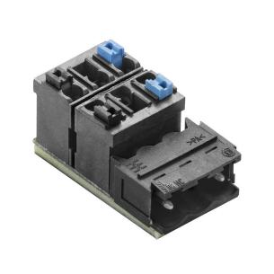 in push connector terminal with module interface