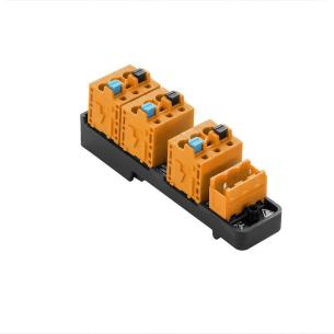 in push connector terminal with module interface