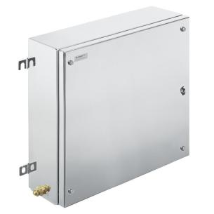sw10 screws slotted hex-head m6 and hinges 4 no plate flange electropolished mm 150 x 406 x 406 housing metal ex