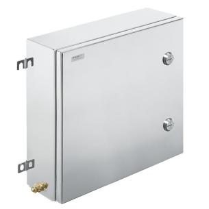 slot with fastener quarter-turn sw10 screws slotted hex-head m6 and hinges 4 no plate flange electropolished mm 150 x 406 x 406 housing metal ex