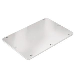 silver electropolished 316l 4404 1 steel stainless right left plates gland mm 6 x 564 x 167 straight plate flange