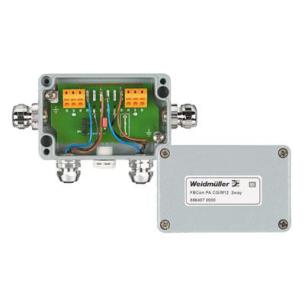 fieldbus foundation profibus-pa aluminum aluminium material main housing distributor 2-way distributor bus field