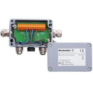 fieldbus foundation profibus-pa aisi12 aluminium material main housing eex distributor 2-way distributor bus field ex