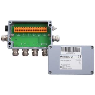 fieldbus foundation profibus-pa aisi12 aluminium material main housing eex distributor 4-way distributor bus field ex