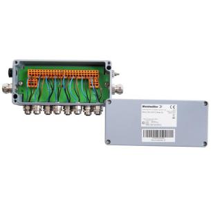 fieldbus foundation profibus-pa aisi12 aluminium material main housing eex distributor 8-way distributor bus field ex