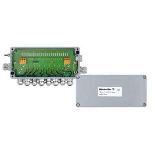 fieldbus foundation profibus-pa aluminum aisi12 aluminium material main housing distributor 8-way distributor bus field