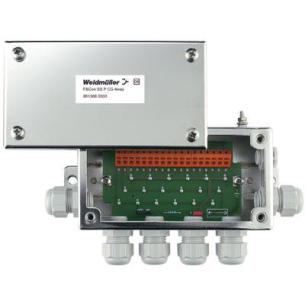fieldbus foundation profibus-pa rust-proof steel stainless material main housing limiter distributor 4-channel distributor bus field