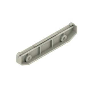 grey pebble 66 pa state installed in ip20 22 width housing profile plate end
