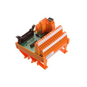 d status led 2-wire plug 20-pole din41651 iec60603-13 with acc in connector plug-in connection screw 08mm 5 lp2n relais with module interface