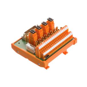 connection tension-clamp plug 25-pole 41652 din 60807 iec to acc connectors d-sub built-in connector terminal with module interface