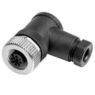 no connection shield ip67 5 poles of number connection screw a-coded m12 customisable field plug round