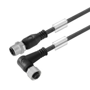 no shielded no led 90 socket - straight pin m 15 4 poles of number m12 m12 cable sensor-actuator
