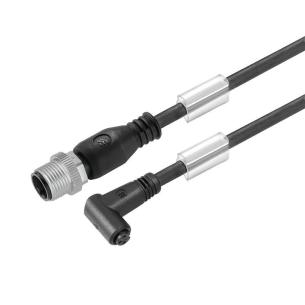 no shielded no led 90 socket - straight pin m 5 3 poles of number m8 m12 cable sensor-actuator