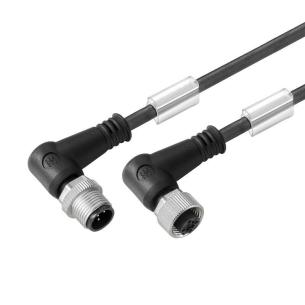 no shielded no led 90 socket - 90 pin m 9 0 5 poles of number m12 m12 cable sensor-actuator