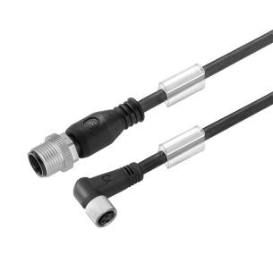 no shielded no led 90 socket - straight pin m 2 6 3 poles of number m8 m12 cable sensor-actuator