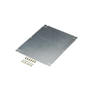 silver galvanized galvanized steel sheet mm 2 x 435 x 249 plate mounting enclosure empty polyester tbf housing plate mounting