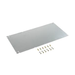 silver galvanized galvanized steel sheet mm 2 x 550 x 319 plate mounting enclosure empty polyester tbf housing plate mounting