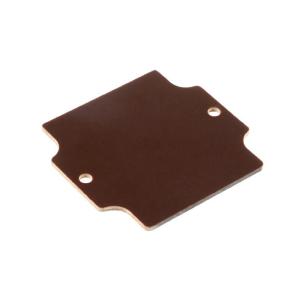silver galvanized galvanized steel sheet mm 5 1 x 64 x 69 enclosure empty polyester pok klippon housing plate mounting