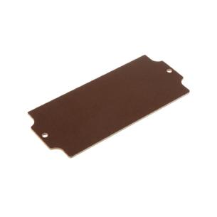 silver miscellaneous galvanized steel sheet mm 5 1 x 64 x 5 148 enclosure empty polyester pok klippon housing plate mounting