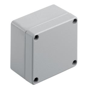 alsi12 aluminium no plate flange textured powder-coated mm 45 depth mm 70 height mm 70 width housing metal