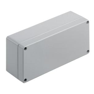 alsi12 aluminium no plate flange textured powder-coated mm 57 depth mm 80 height mm 175 width housing metal