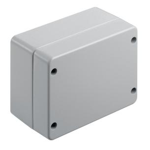 alsi12 aluminium no plate flange textured powder-coated mm 90 depth mm 130 height mm 170 width housing metal
