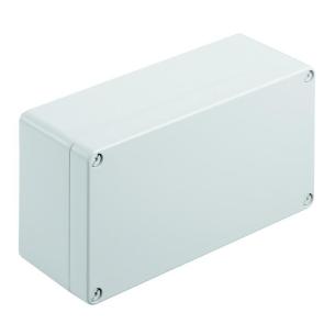 alsi12 aluminium no plate flange textured powder-coated mm 81 depth mm 120 height mm 220 width housing metal