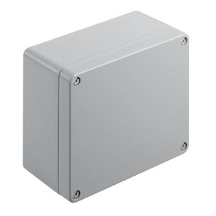 alsi12 aluminium no plate flange textured powder-coated mm 91 depth mm 160 height mm 160 width housing metal