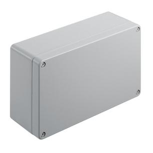alsi12 aluminium no plate flange textured powder-coated mm 91 depth mm 160 height mm 260 width housing metal