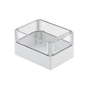 transparent grey light untreated polycarbonate mm 75 x 125 x 175 enclosure empty polycarbonate mpc housing plastic