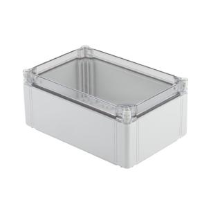 transparent grey light untreated polycarbonate mm 132 x 200 x 300 enclosure empty polycarbonate fpc housing plastic