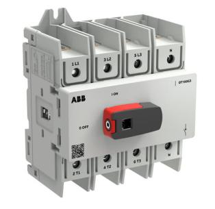 styk 32 version bulk ndtag knoph monteret direkte inklusiv montage din-skinne bund ac22 415v ved 100a 4-polet bulk 32 ot100g3-4bsn2 lastafbryder plus ot
