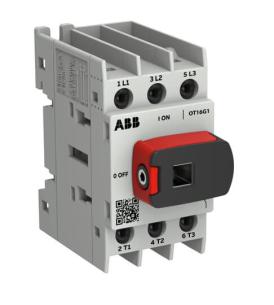 fjederklemmer ndtag h inklusiv montage din-skinne bund ac22 415v ved 16a 3-polet ot16g1-3bq lastafbryder plus ot