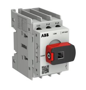 kning afd standard mm 45 for fjederklemmer ndtag h inklusiv montage din-skinne bund ac22 415v ved 16a 3-polet ot16g1-3mq lastafbryder plus ot