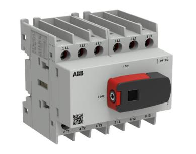 ndtag h inklusiv montage din-skinne bund ac22 415v ved 16a 6-polet ot16g1-6bs lastafbryder plus ot