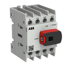 venstre til pol 4 ndtag h inklusiv montage din-skinne bund ac22 415v ved 40a 3-polet ot40g1-4bsn1 lastafbryder plus ot