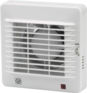 98mm 155x155mm k snoretr og hygrostat med ventilator fugtstyret hvid hz 100 edm p s
