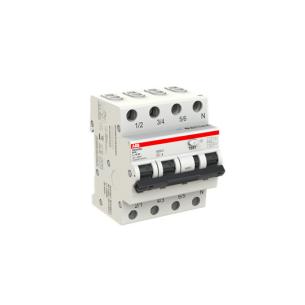 bred 71mm ac 400v 230 30ma m sestr udl 6ka brydeevne ac type c-karakteristik nul polet 3 10a c kombiafbryder