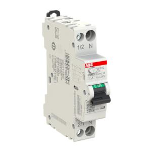 18mm bredde ac v 230 ka 6 brydeevne karakteristik c 300ma m serstr udl a type 1np ampere 10 ngig ndingsuafh sp kompakt kombiafbryder
