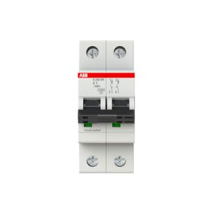 mm 35 bredde vdc 500 vac 400 ka 10 brydeevne karakteristik c 2p ampere 1 s202mt-c1 rail automatsikring