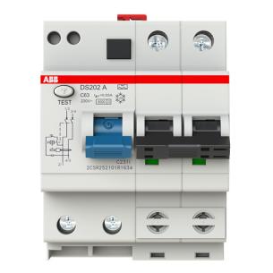 6ka icn 10ka icu a type lsomhed f 30ma karakteristik c 63a ac 230v kombiafbryder 2-polet