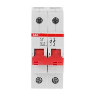 mm 35 bredde vac 400 vippearm d r poler 2 ampere 40 afbryder