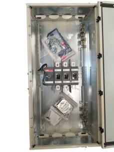 ot400dtrr3az 1nc inklusiv2no bund og top i ringflanger 4 drejegreb dt r med ip65metalkapsling ac-23 400v ved 220kw 400a 3-polet emc sikkerhedsafbryder