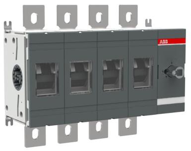 ot630e40 aksel drejegrebog uden bundmontage ac-23 690v ved 630a 4-polet lastafbryder
